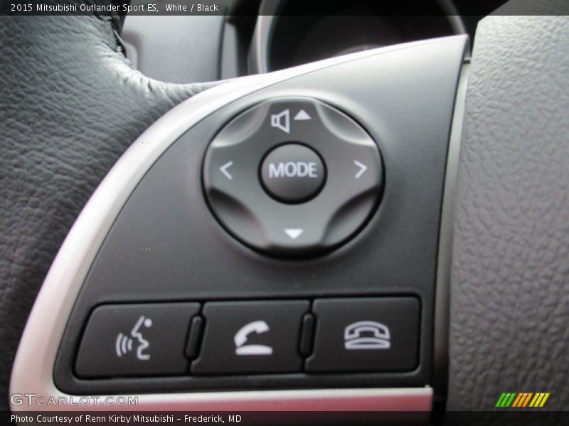 White / Black 2015 Mitsubishi Outlander Sport ES