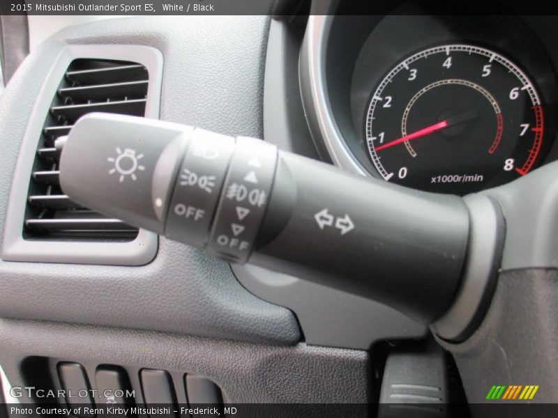 White / Black 2015 Mitsubishi Outlander Sport ES