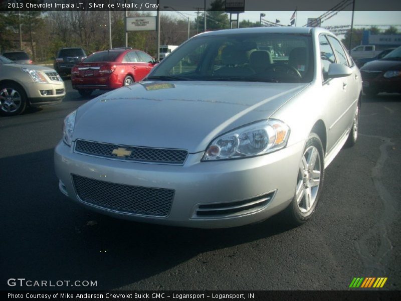 Silver Ice Metallic / Gray 2013 Chevrolet Impala LT