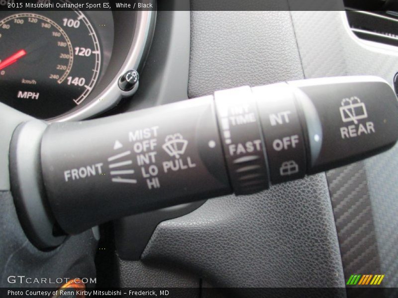 White / Black 2015 Mitsubishi Outlander Sport ES