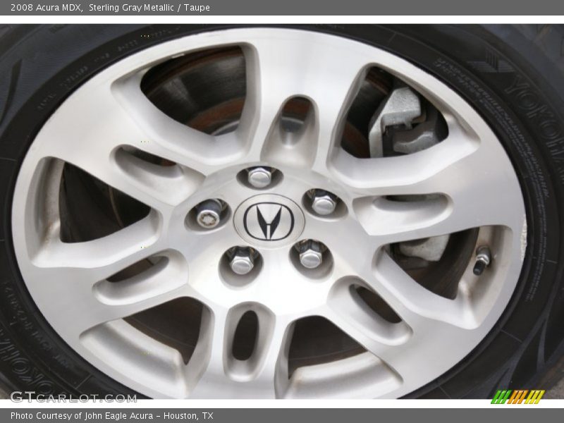 Sterling Gray Metallic / Taupe 2008 Acura MDX