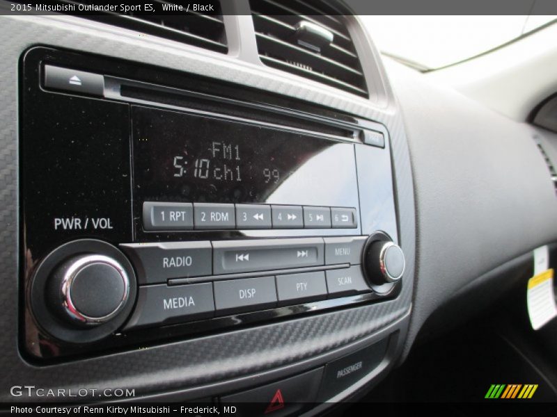 White / Black 2015 Mitsubishi Outlander Sport ES