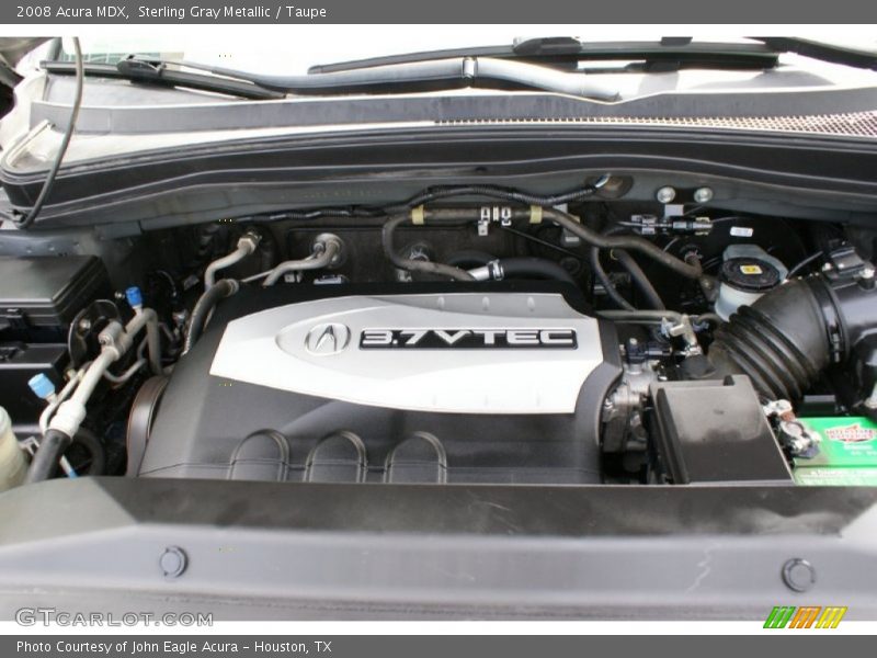 Sterling Gray Metallic / Taupe 2008 Acura MDX