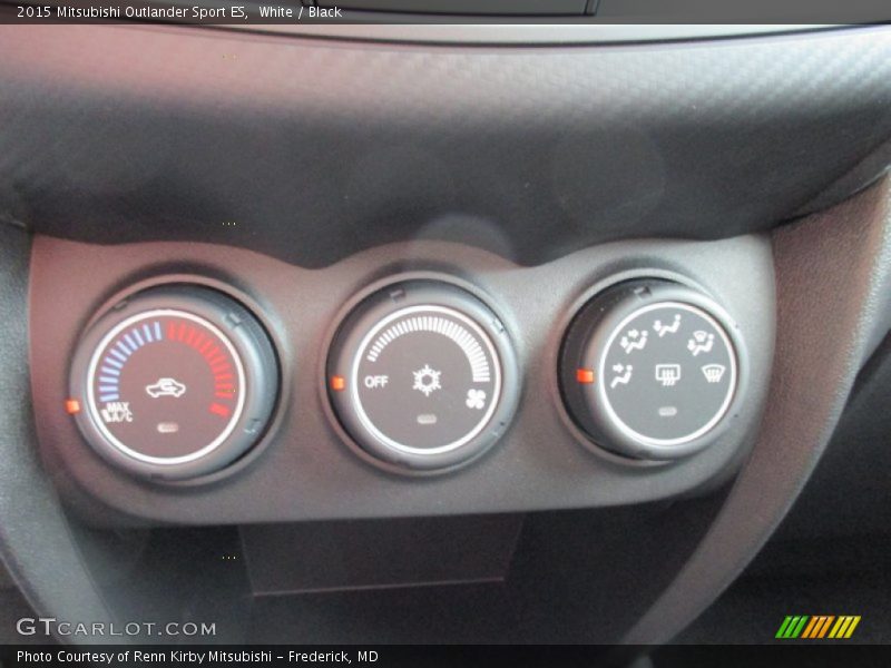 White / Black 2015 Mitsubishi Outlander Sport ES