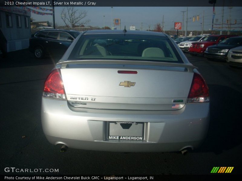 Silver Ice Metallic / Gray 2013 Chevrolet Impala LT