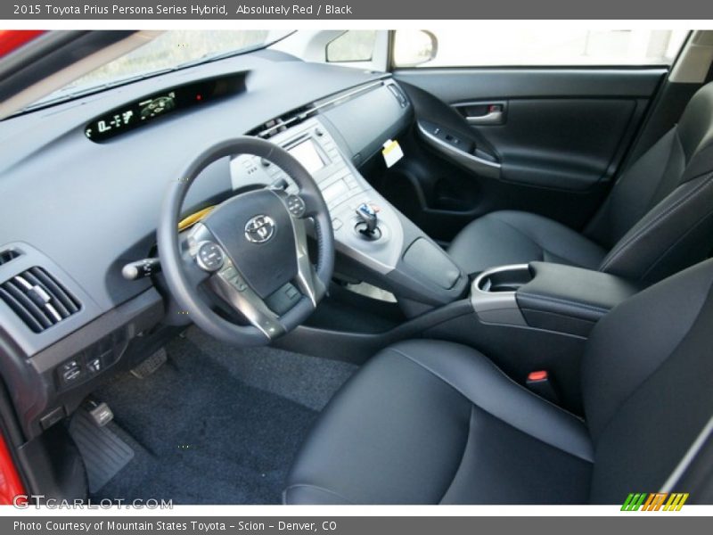 Absolutely Red / Black 2015 Toyota Prius Persona Series Hybrid