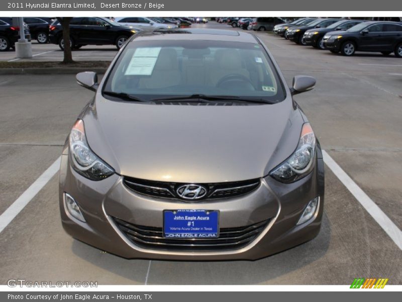 Desert Bronze / Beige 2011 Hyundai Elantra Limited