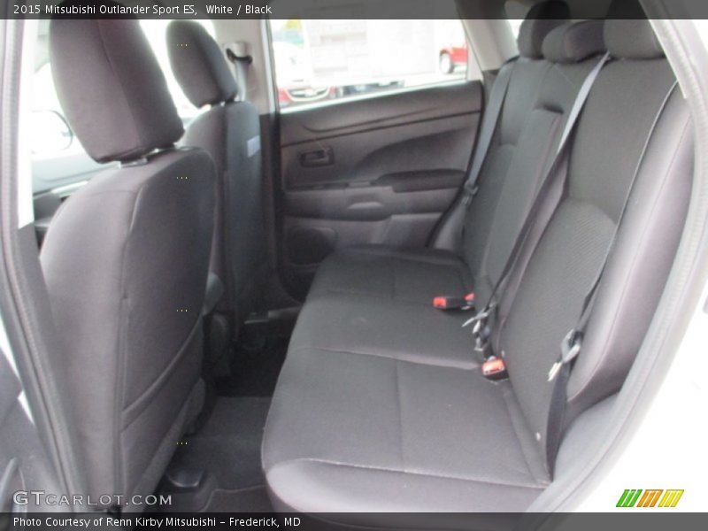 White / Black 2015 Mitsubishi Outlander Sport ES