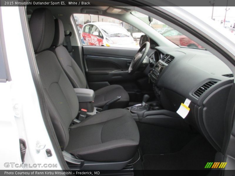 White / Black 2015 Mitsubishi Outlander Sport ES