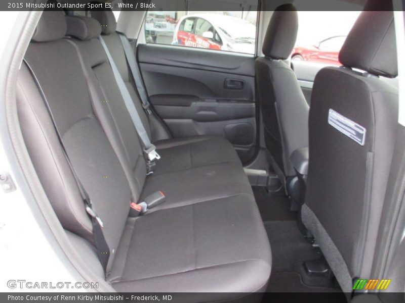 White / Black 2015 Mitsubishi Outlander Sport ES