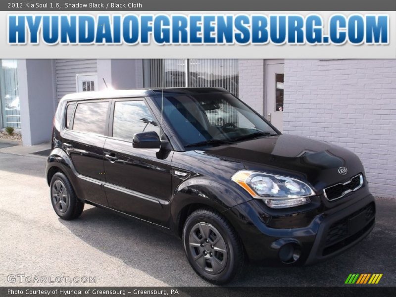 Shadow Black / Black Cloth 2012 Kia Soul 1.6
