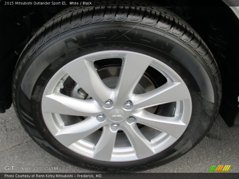 White / Black 2015 Mitsubishi Outlander Sport ES