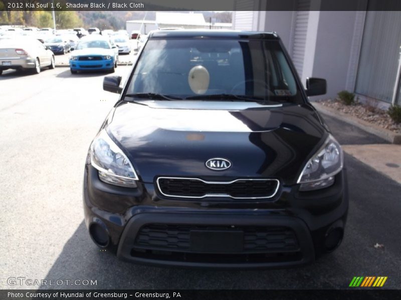 Shadow Black / Black Cloth 2012 Kia Soul 1.6