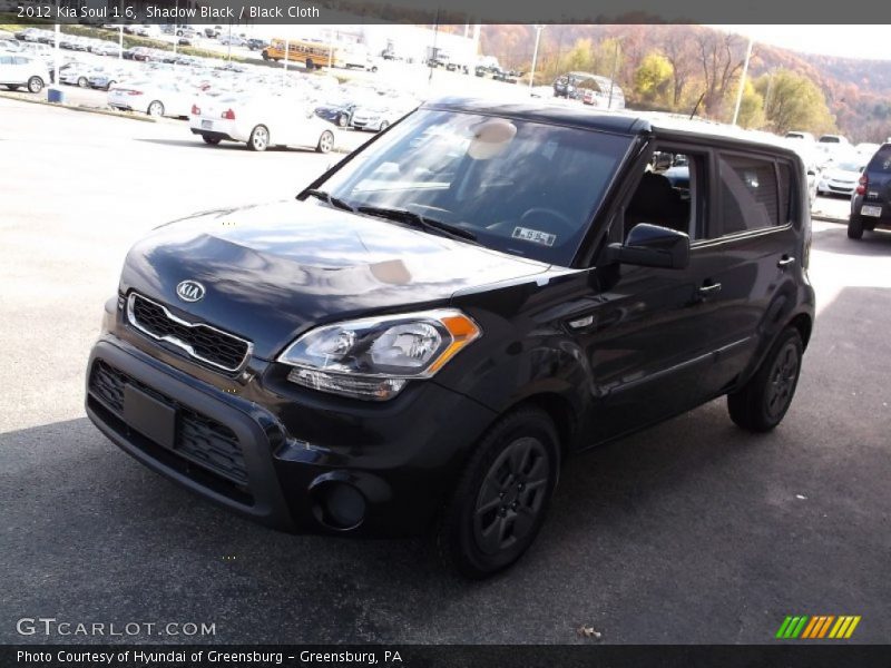 Shadow Black / Black Cloth 2012 Kia Soul 1.6