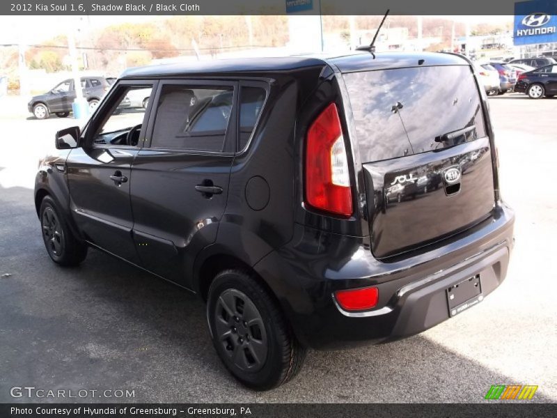 Shadow Black / Black Cloth 2012 Kia Soul 1.6