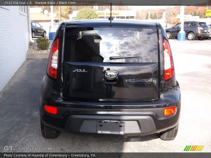 Shadow Black / Black Cloth 2012 Kia Soul 1.6