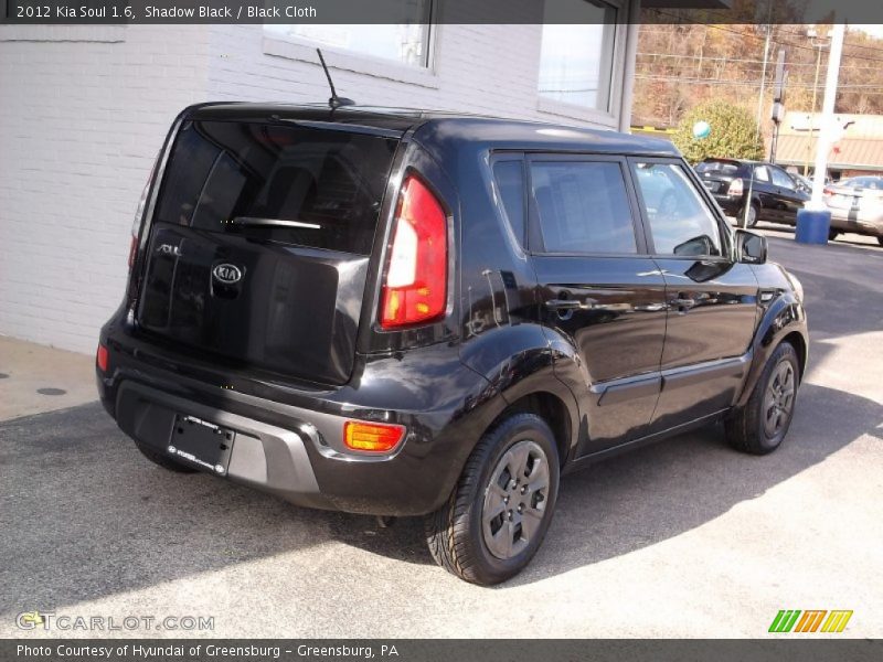 Shadow Black / Black Cloth 2012 Kia Soul 1.6