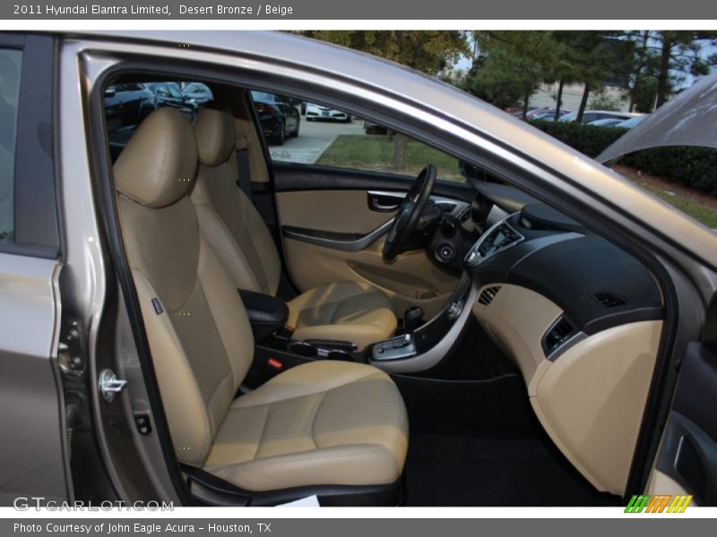 Desert Bronze / Beige 2011 Hyundai Elantra Limited