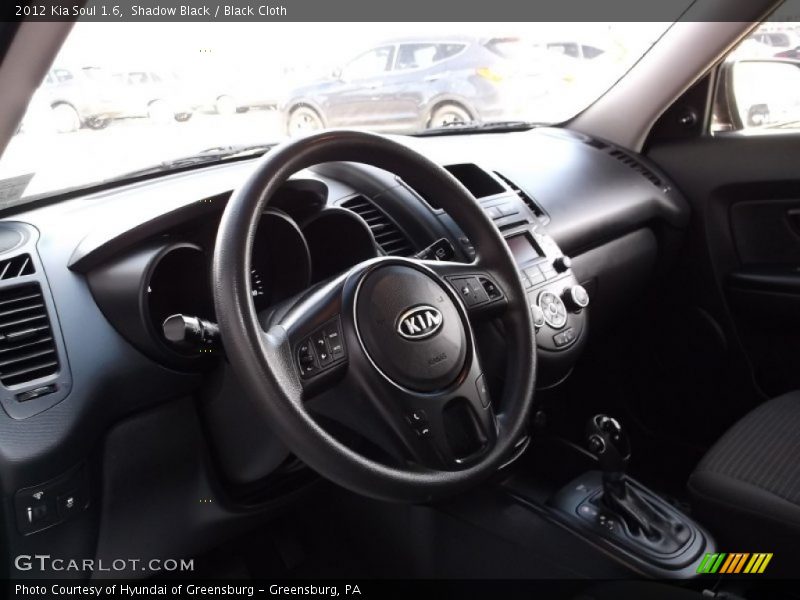 Shadow Black / Black Cloth 2012 Kia Soul 1.6