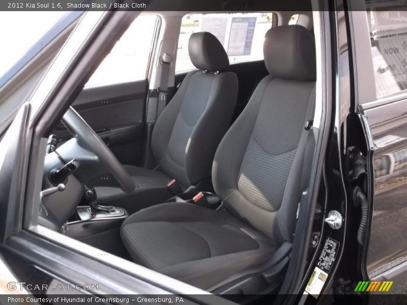Shadow Black / Black Cloth 2012 Kia Soul 1.6