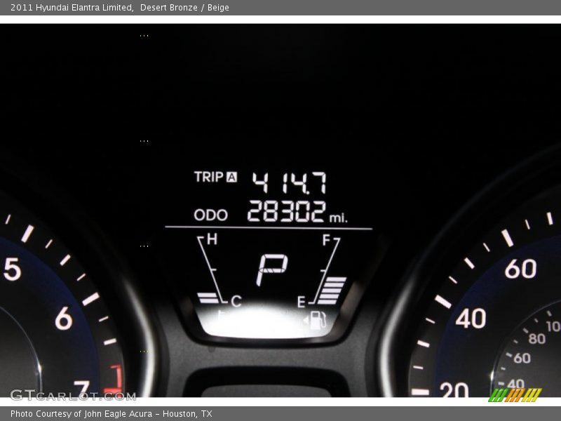 Desert Bronze / Beige 2011 Hyundai Elantra Limited