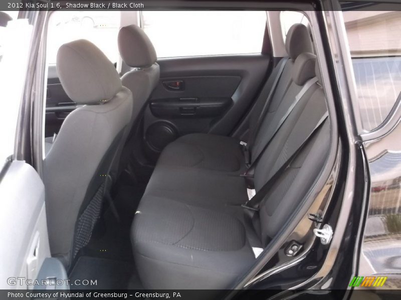 Shadow Black / Black Cloth 2012 Kia Soul 1.6