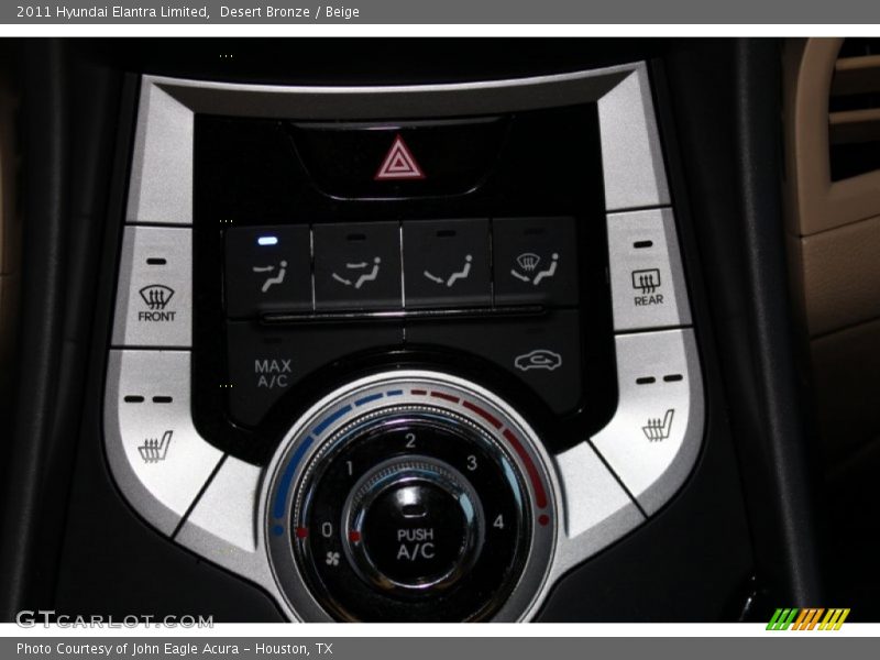 Desert Bronze / Beige 2011 Hyundai Elantra Limited