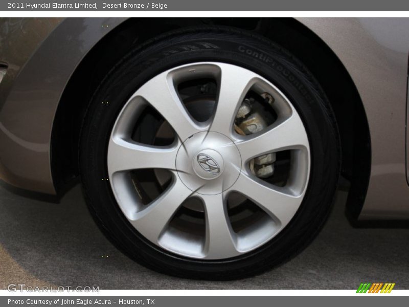Desert Bronze / Beige 2011 Hyundai Elantra Limited