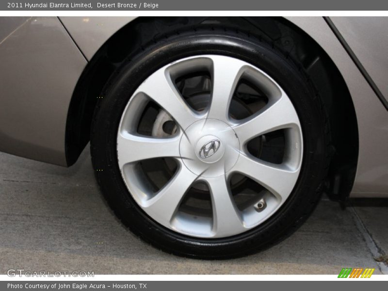 Desert Bronze / Beige 2011 Hyundai Elantra Limited
