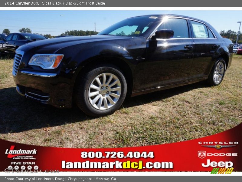 Gloss Black / Black/Light Frost Beige 2014 Chrysler 300