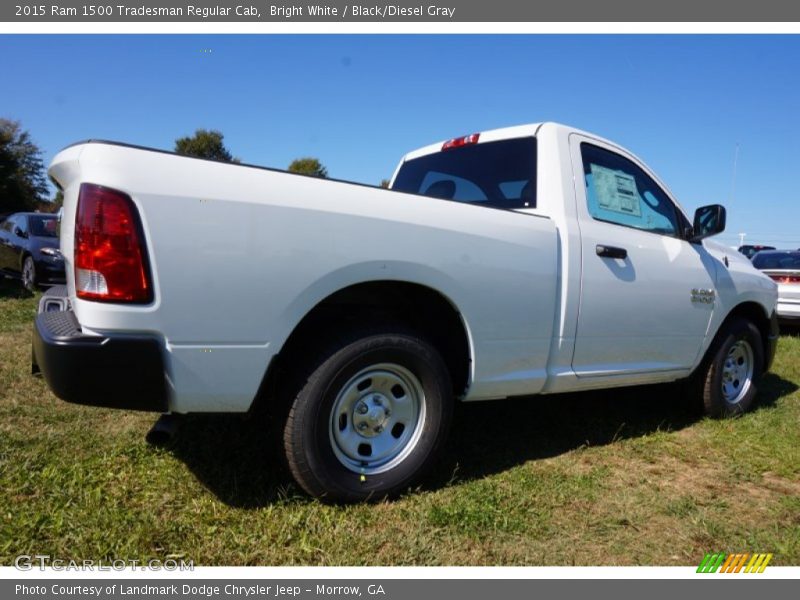 Bright White / Black/Diesel Gray 2015 Ram 1500 Tradesman Regular Cab