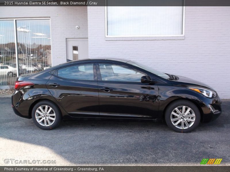 Black Diamond / Gray 2015 Hyundai Elantra SE Sedan