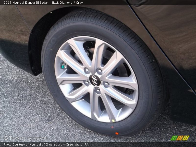 Black Diamond / Gray 2015 Hyundai Elantra SE Sedan