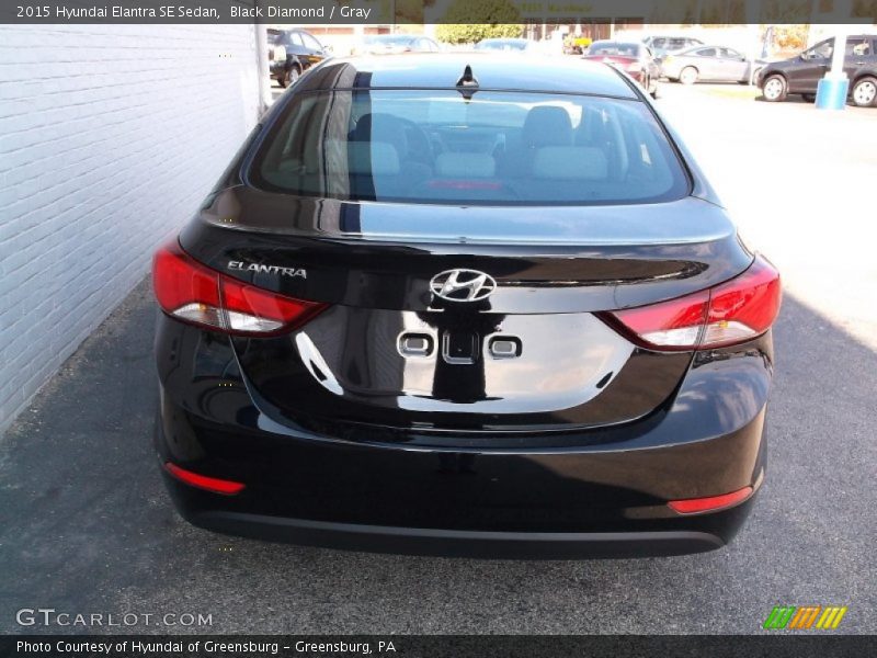 Black Diamond / Gray 2015 Hyundai Elantra SE Sedan