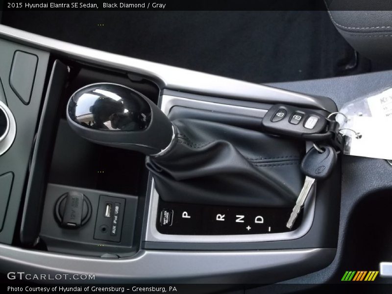 Black Diamond / Gray 2015 Hyundai Elantra SE Sedan