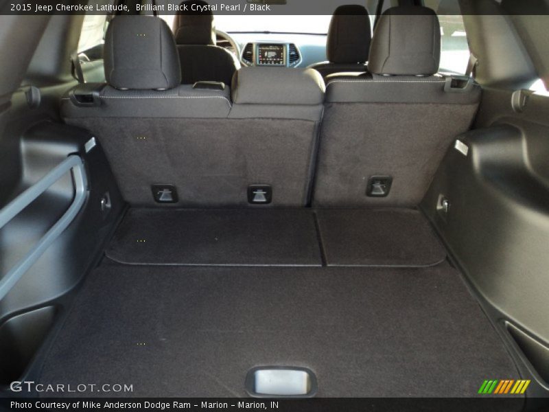 Brilliant Black Crystal Pearl / Black 2015 Jeep Cherokee Latitude