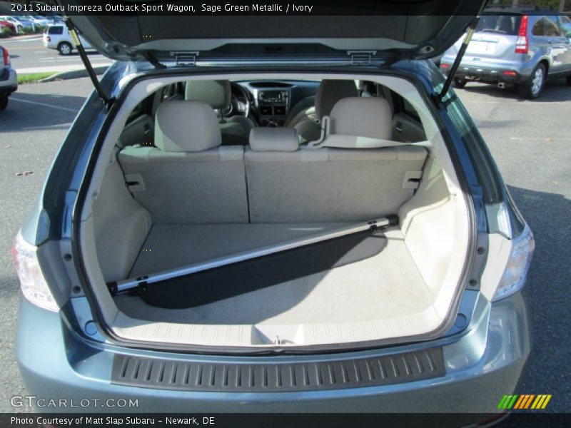 Sage Green Metallic / Ivory 2011 Subaru Impreza Outback Sport Wagon