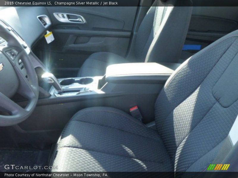 Champagne Silver Metallic / Jet Black 2015 Chevrolet Equinox LS
