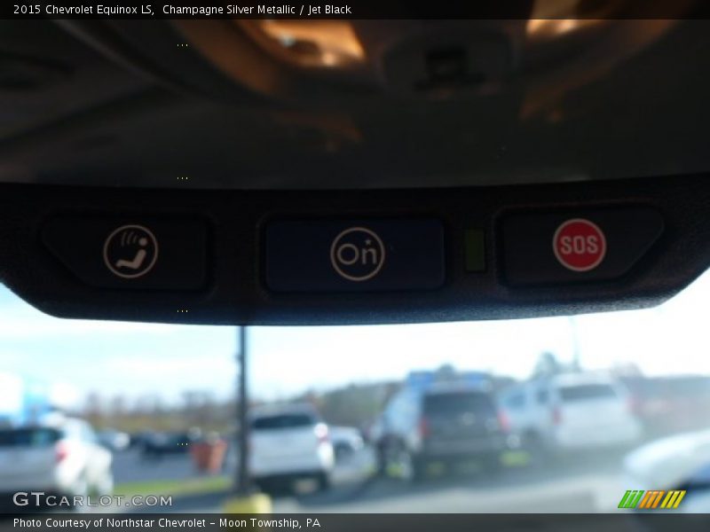 Champagne Silver Metallic / Jet Black 2015 Chevrolet Equinox LS