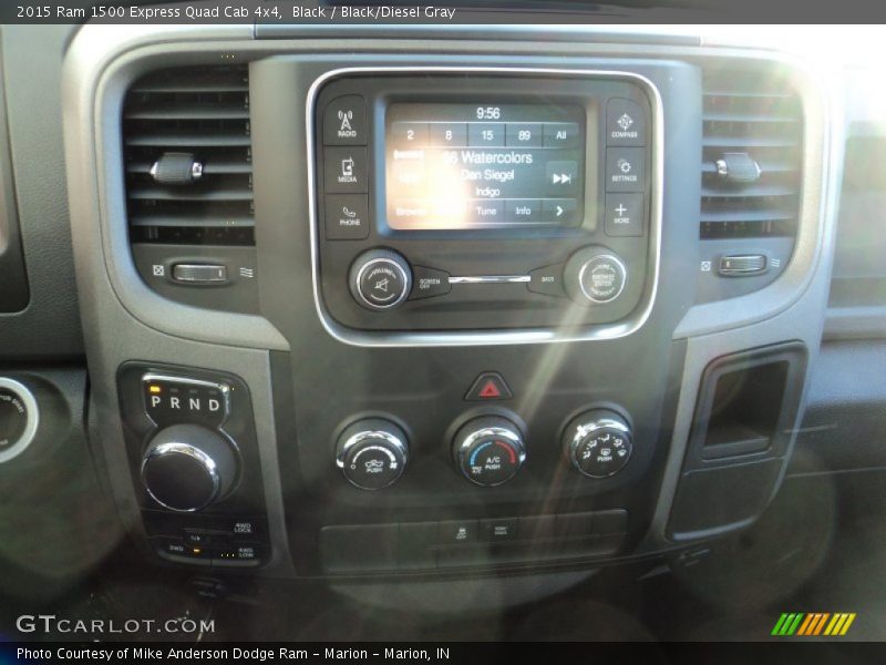 Black / Black/Diesel Gray 2015 Ram 1500 Express Quad Cab 4x4