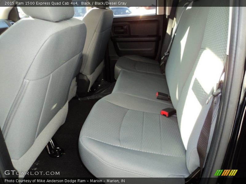 Black / Black/Diesel Gray 2015 Ram 1500 Express Quad Cab 4x4
