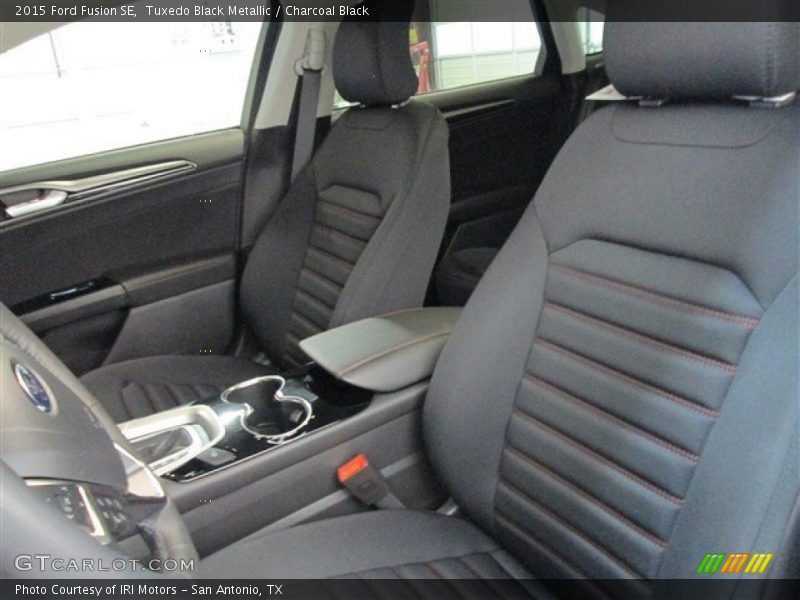 Tuxedo Black Metallic / Charcoal Black 2015 Ford Fusion SE