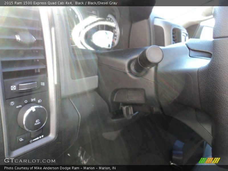 Black / Black/Diesel Gray 2015 Ram 1500 Express Quad Cab 4x4