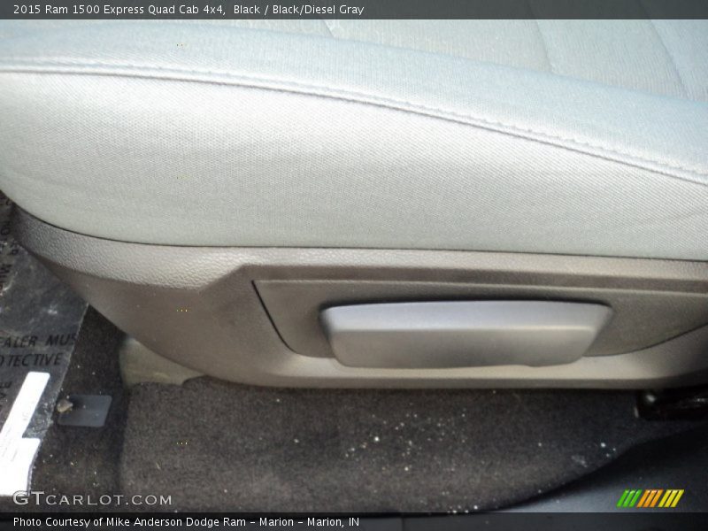 Black / Black/Diesel Gray 2015 Ram 1500 Express Quad Cab 4x4