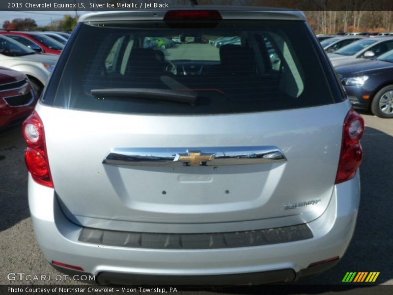Silver Ice Metallic / Jet Black 2015 Chevrolet Equinox LS