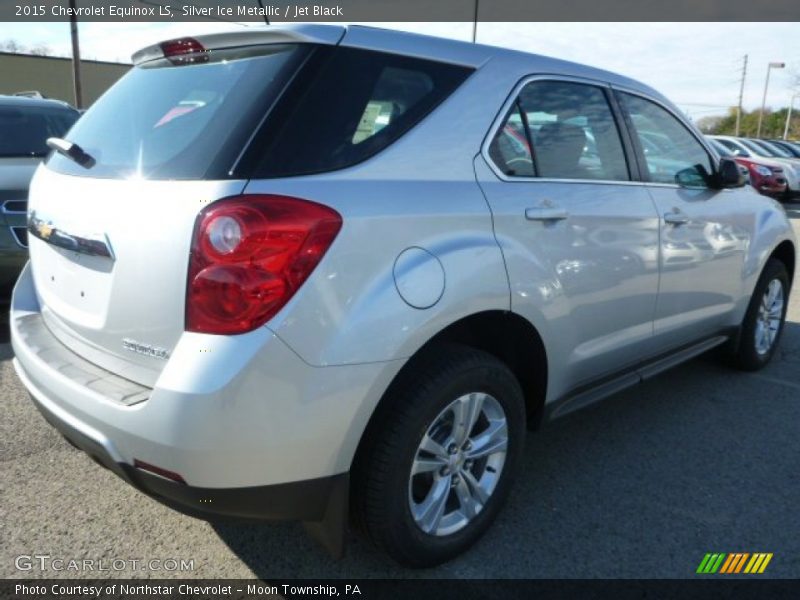 Silver Ice Metallic / Jet Black 2015 Chevrolet Equinox LS