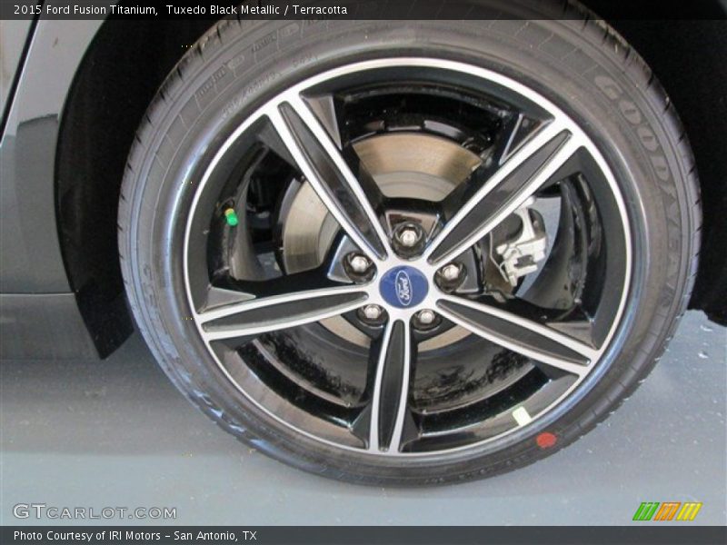 Tuxedo Black Metallic / Terracotta 2015 Ford Fusion Titanium