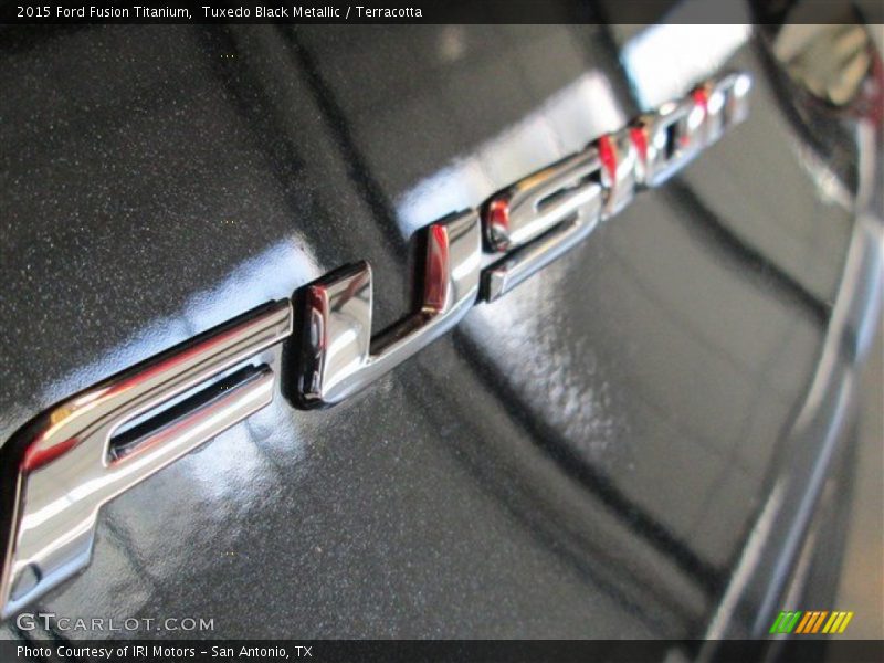 Tuxedo Black Metallic / Terracotta 2015 Ford Fusion Titanium