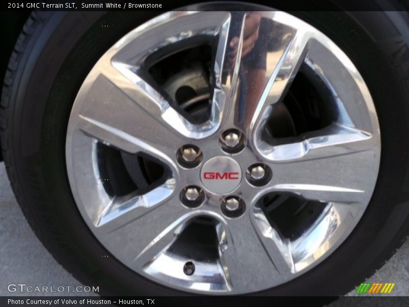 Summit White / Brownstone 2014 GMC Terrain SLT