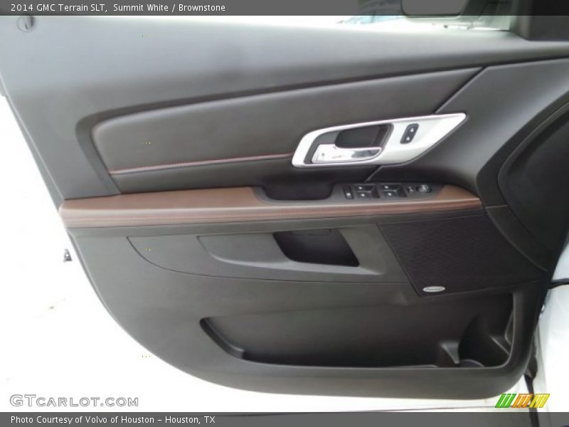 Summit White / Brownstone 2014 GMC Terrain SLT